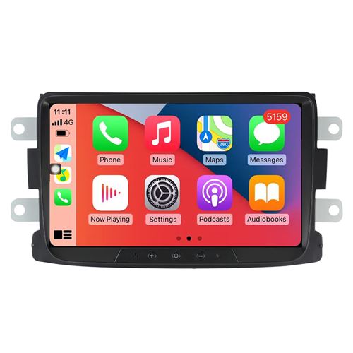 Autoradio Multimédia RoverOne Android CarPlay Android Auto GPS pour Dacia Sandero Duster Renault Captur Lada Xray 2 Logan 2