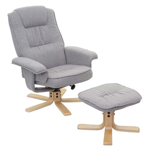Mendler - Fauteuil de relaxation - M56 - Gris clair - Image 3