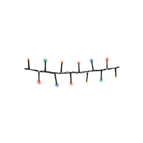 Koma Tools Edm Product Blanc Guirlande Scintillante Compact Edm - Esprit De Noël - Multicolore Et Chaud - Ampoules Led - 11 M - 72248 - Image 2