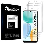 Gehard Glas voor Honor X5c Plus [Pack 4] Schermbeschermer Glasfolie Phonillico®