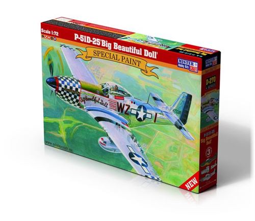 P-51d-25 big Beautiful Doll - 1:72e - Mistercraft