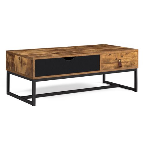 Table basse plateau relevable chicago avec coffre design