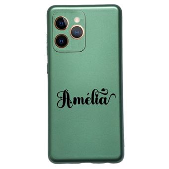 Housse Personnalisée Cuir Pour IPhone - Portefeuille Magnétique, Avec Support, Poche Pour Cartes, Compatible IPhone 12 à 17, Personnalisation De Prénom