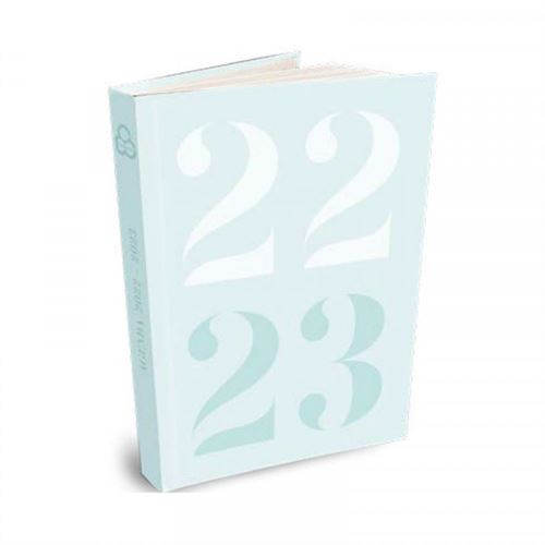 Agenda scolaire 2022/2023 Bouchut monochrome vert menthe 1 page par jour