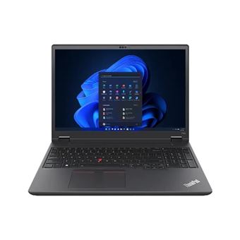 Lenovo ThinkPad P16v Gen 1 21FE - Conception de charnière à 180 degrés - AMD Ryzen 7 - 7840HS / jusqu'à 5.1 GHz - AMD PRO - Win 11 Pro - RTX A500 - 32 Go RAM - 1 To SSD TCG Opal Encryption 2, NVMe, Performance - 16" IPS 1920 x 1200 - Wi-Fi 6E, Bluetoo