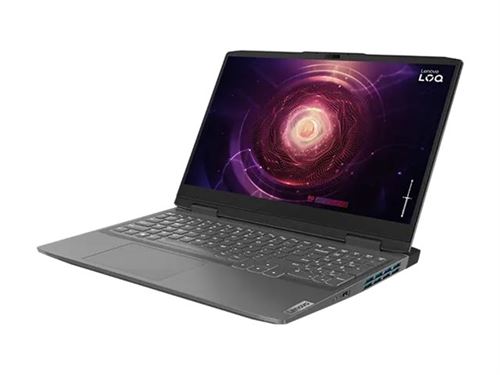 Lenovo Loq 15Aph8 82Xt - Amd Ryzen 7 - 7840Hs / Jusqu'À 5.1 Ghz - Win 11 Home - Gf Rtx 4050 - 16 Go Ram - 512 Go SSD Nvme - 15.6" Ips 1920 X 1080 (Full Hd) @ 144 Hz - Gigabit Ethernet - Wi-Fi 6 - Gris Orage - Clavier : Belge