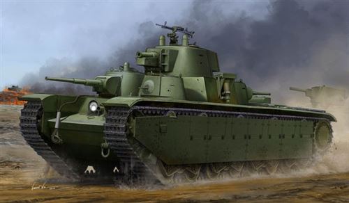  Maquette Hobby Boss Sovi&eacute;tique T-35 Heavy Tank (fin)- 1/35 - Maquette