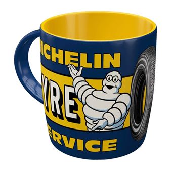 Tasse - Mug - Design vintage - Logo Michelin - Céramique - Idée cadeau - 1