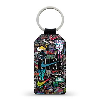 Porte-clés Football Cuir Noir - FC Barcelona Messi (Neuf, Non Officiel)