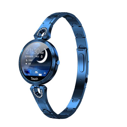 YONIS - Montre Connectée - Femme - Cardio - Sommeil - Étanchéité IP67 - Bleu - Image 3