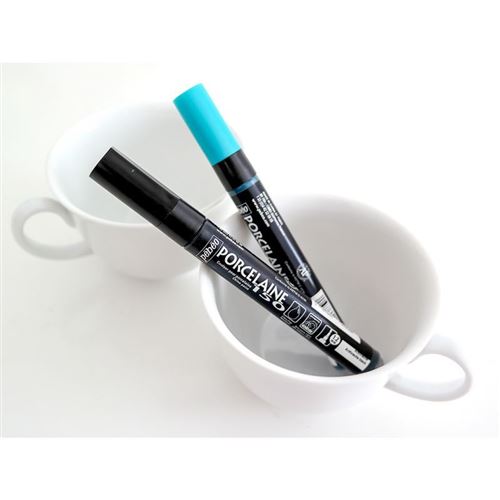 Pebeo Porcelaine Peinture 20ml Marqueur Standard Anthracite Noir