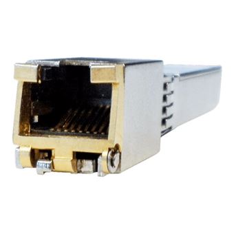 Allied Telesis AT SP10TM - Module transmetteur SFP+ - 10GbE, 5GbE, 2.5GbE - plus de CAT 5e/6a/7 - 10GBase-T - RJ-45 - jusqu'à 100 m - Conformité TAA - pour AT x240; CentreCOM AT-GS970EMX/52; CentreCOM SE240 Series; SwitchBlade AT SBX81GC40 - 1