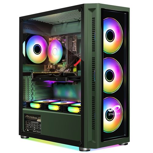 PC Gamer Stgsivir Intel I7-6700, RX580 16Go, 32Go RAM, 2To SSD - Tour Occasion Fonctionnelle