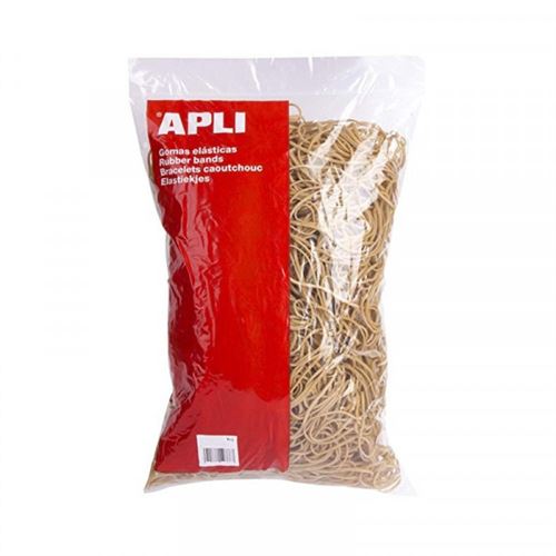 Bracelets caoutchouc 140x2mm sachet de 1kg - Apli