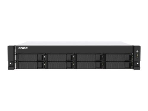 QNAP TS-873AeU-RP - Serveur NAS - 8 Baies - rack-montable - SATA 6Gb/s - RAID RAID 0, 1, 5, 6, 10, 50, JBOD, 60 - RAM 4 Go - 2.5 Gigabit Ethernet - iSCSI support - 2U