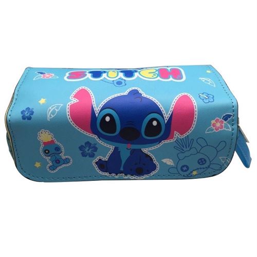 14€06 sur Trousse à crayon Stitch pour Garçon et Filles (PC5664) 21x10x7.5  cm Rose - Trousse fourre tout et plumier - Achat & prix