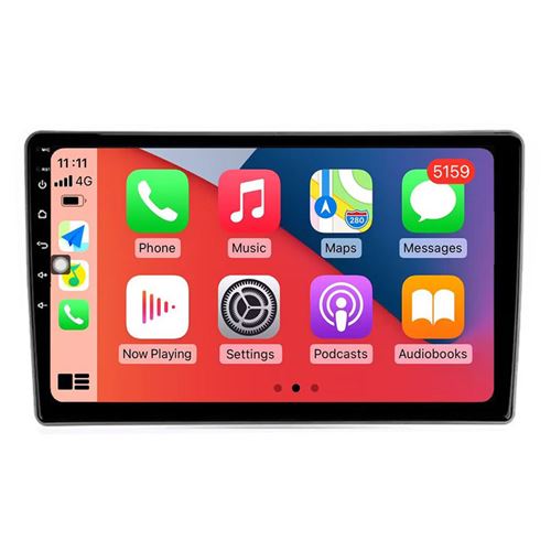 Autoradio RoverOne GPS Bluetooth CarPlay Android Auto 2Go RAM 32Go ROM pour Nissan X-Trail X Trail XTrail 1 T30 2000 - 2007