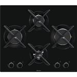 Sauter SPG9465B - Table de cuisson au gaz - 4 plaques de cuisson - Niche - largeur : 56 cm - profondeur : 49 cm - noir - noir