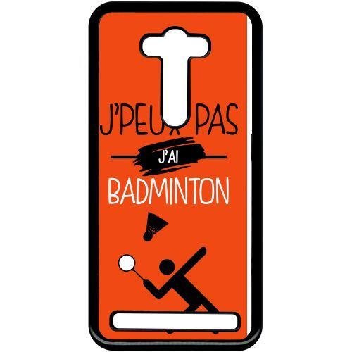 Coque asus zenfone selfie zd551kl j peux pas j ai badminton 10
