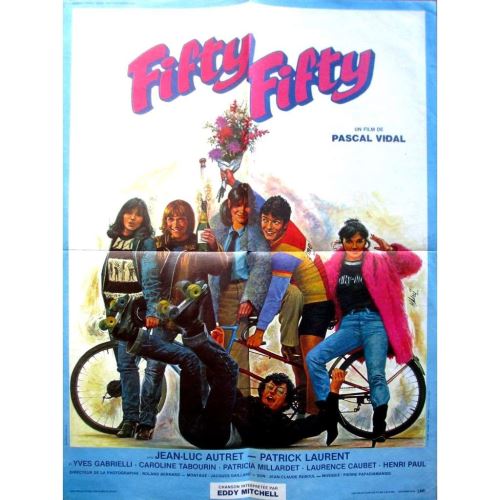 Fifty Fifty - 1981 - Eddy Mitchell - AFFICHE