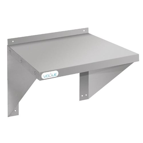 Etag&egrave;re Inox Murale Pour Micro-Onde - Profondeur 560 - Vogue -