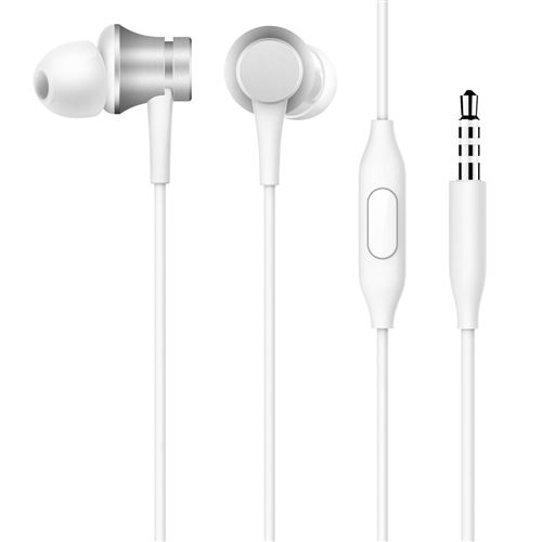 Écouteurs Kit Mains Libre Stéréo Jack 3.5 Télécommande Mi In-Ear Xiaomi Blanc