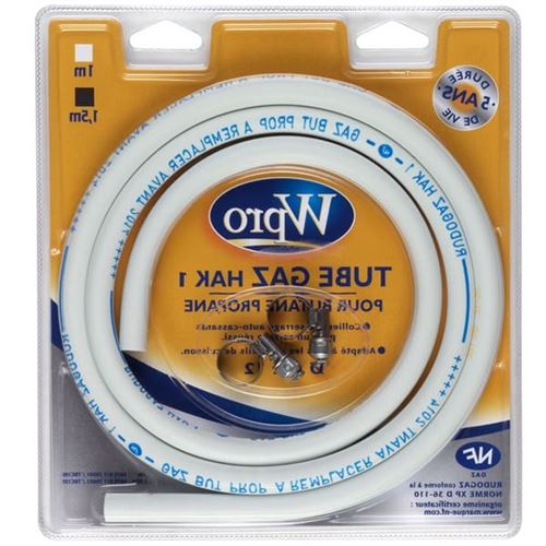 Wpro tbc159 tuyau gaz - caoutchouc butane/propane - 5 ans