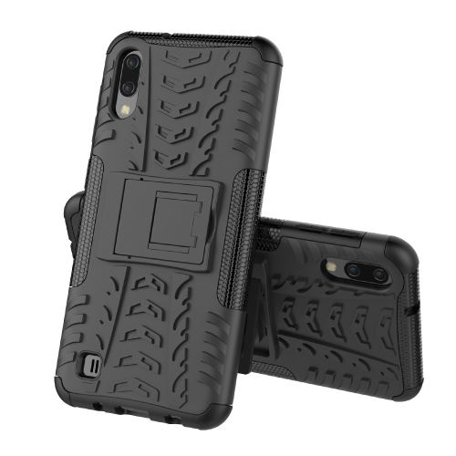 Coque Pour Samsung Galaxy A10 Anti Choc Noir Avec Film Verre Trempé Housse Etui Antichoc hfs-house®