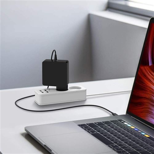 6€38 sur Chargeur secteur NEW POW 65W USB C compatible pour ordinateur  portable Lenovo ThinkPad Huawei Matebook MacBook Pro HP - Chargeur et câble  d'alimentation PC - Achat & prix
