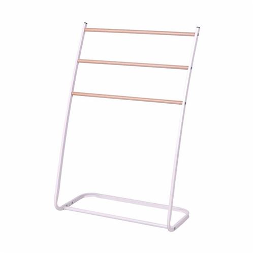 Paris Prix - Porte Serviette Design modern Loft 85cm Blanc