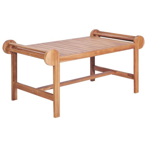 Vidaxl table basse 100x50x45 cm teck solide 44734