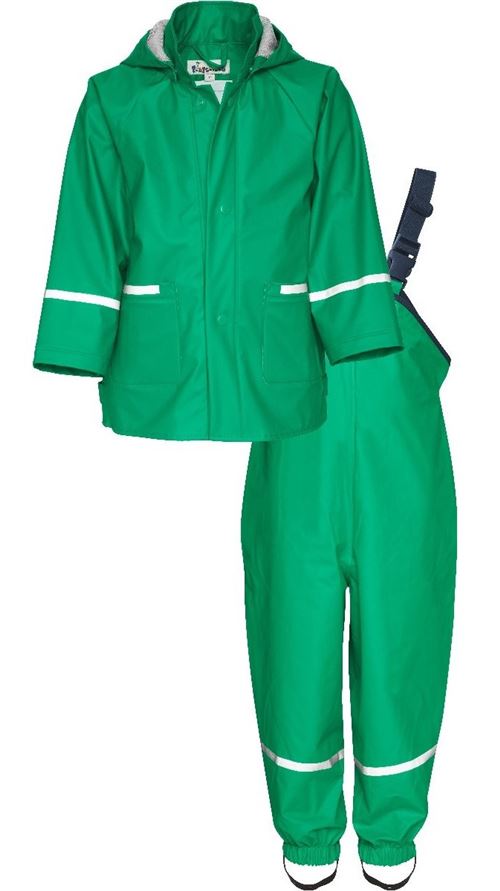 Playshoes combinaison de pluie deux Basicpièces vert junior