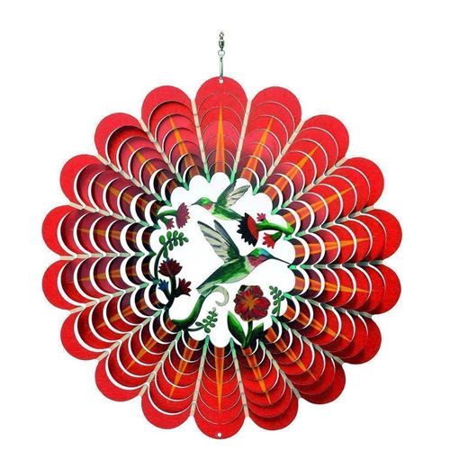 Spin-Art Spinners - Mobile à vent Colibris 3D Colibris