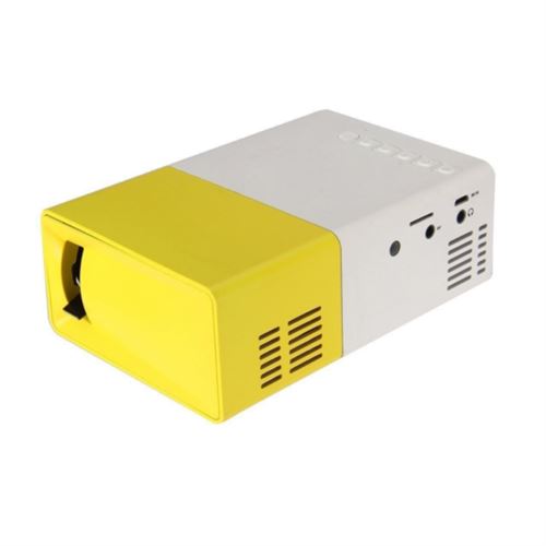 Vidéoprojecteur OHP YG-300 Lumi USB LED Mini HDMI Projecteur Portable  1300mAh Li-batterie Jaune + blanc - Vidéoprojecteur - Achat & prix