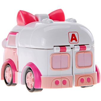 Voiture Robot Transformable 2 en 1 Silverlit Ambre Robocar Poli ambulance