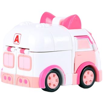 Voiture Robot Transformable 2 en 1 Silverlit Ambre Robocar Poli ambulance