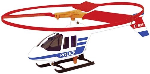 Günther hélicoptère Police junior 27 cm rouge/blanc/bleu 2-pièces