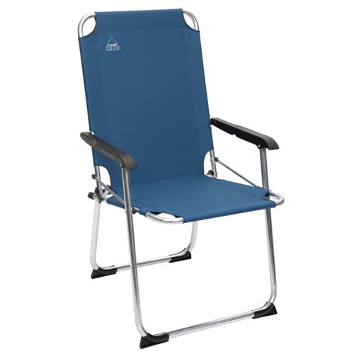 Camp Gear Vouwstoel Comfort blauw aluminium 1211944