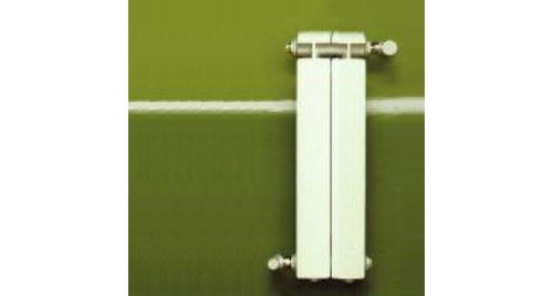 Chauffage central fonte aluminium 2 éléments blanc KLASS 350 Global référence 2xKLASS350B.