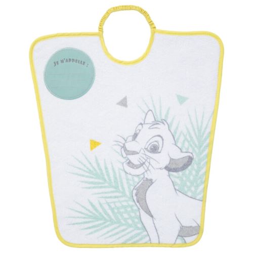 Bavoir maternelle roi lion - babycalin