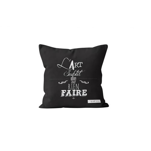 Housse de coussin 40x40 cm SUBTIL, par Soleil d'Ocre