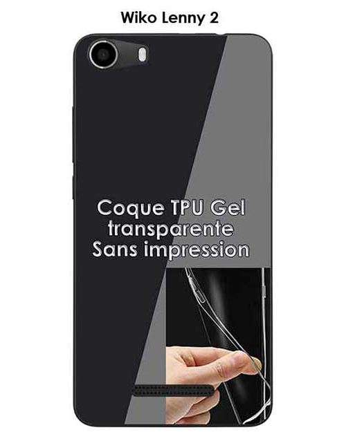Coque Wiko Lenny 2 Transparente (TPU Gel souple)