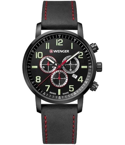 Wenger Montre Homme 01.1543.104 ChronographeNoir