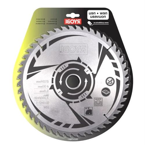 Lame carbure RYOBI pour scie &agrave; coupe d'onglets 254mm SB254T48A1