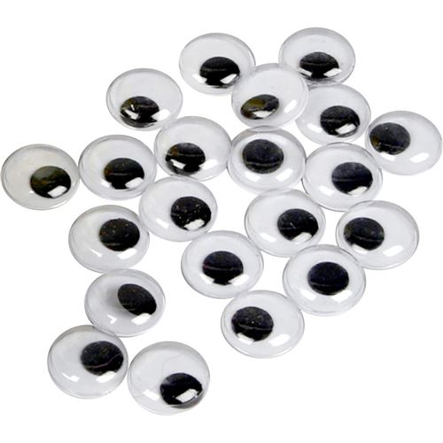 Creotime wobbly junior 14 mm noir/blanc 1000 pièces