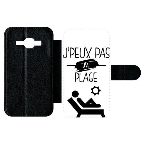 Etui samsung galaxy j1 j peux pas j ai plage 1