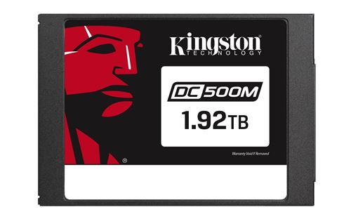 Kingston Data Center DC500M - SSD - gecodeerd - 1.92 TB - intern - 2.5 - SATA 6Gb/s - AES - Self-Encrypting Drive (SED)