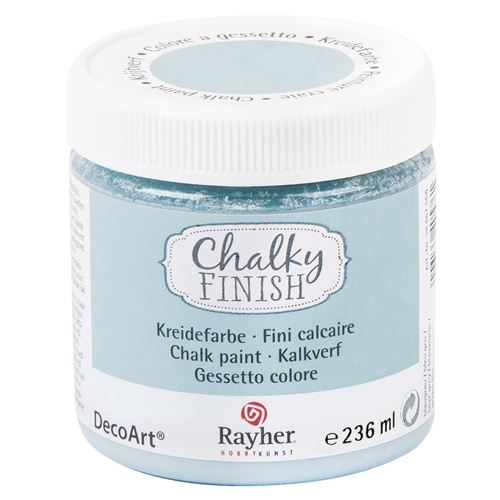 Peinture craie chalky pour matériau poreux bleu gris - chalky finish