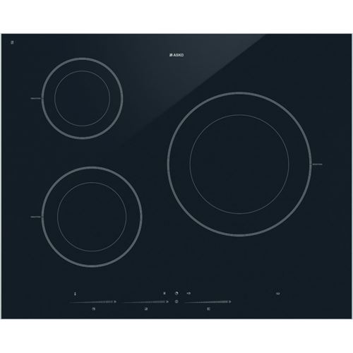 Asko Hi1633G - Table De Cuisson À Induction - 3 Plaques De Cuisson - Niche - Largeur : 56 Cm - Profondeur : 49 Cm - Noir