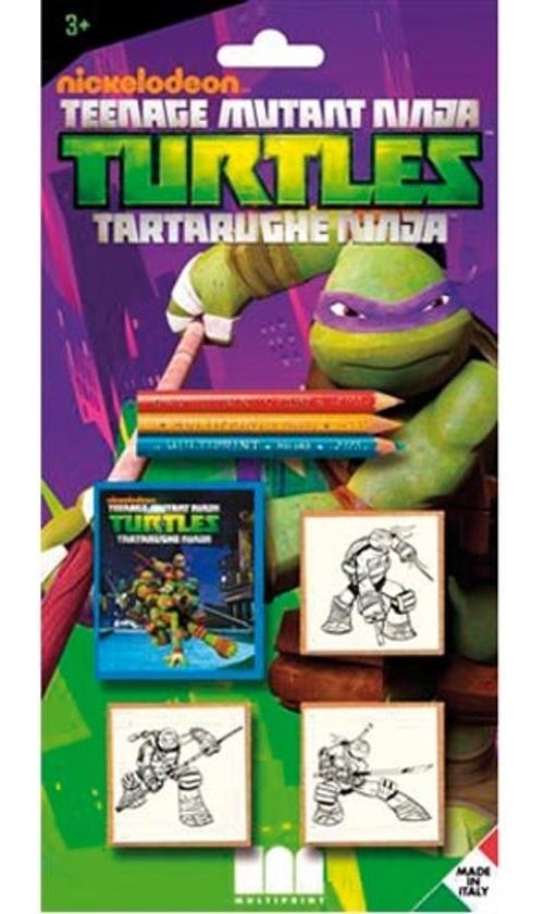 Multiprint ensemble de couleurs Ninja Turtles 7 pièces vert